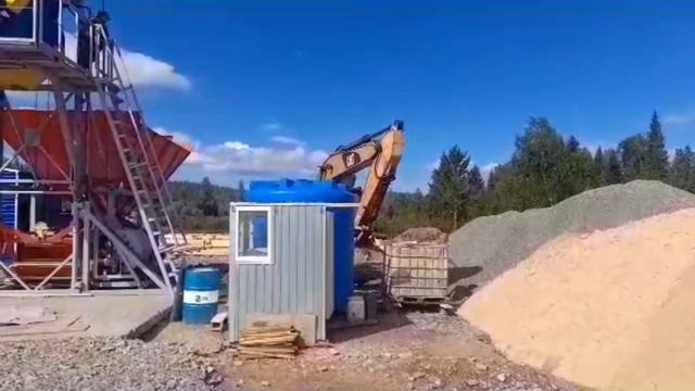 Бетонный завод РБМ-30, мобильный, производительностью 30 куб.м. бетона в час смотреть онлайн