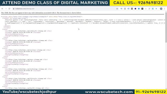 How to create a Sitemap for Website - SEO Tutorial for Beginner in Hindi смотреть онлайн