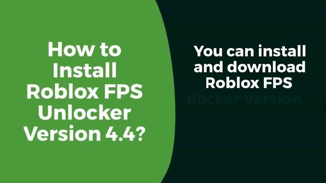 How To Install Roblox FPS Unlocker Version 4.4? Unlocker Download Best Guide [2022] смотреть онлайн