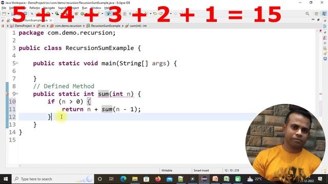 What is Recursive Method in Java | With Simple Example | Class#52 смотреть онлайн