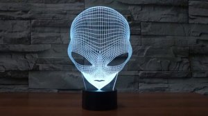 alien 3d lamp