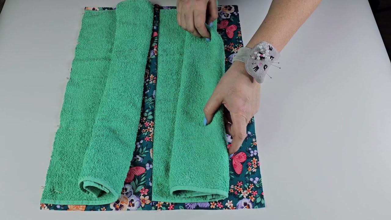 Разрезала полотенце и сделала нужную вещь для кухни. смотреть онлайн
