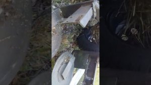 поломка вибрация без одного ножа  роторный косилки