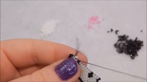 DIY Hello Kitty Seed Bead Brick Stitch Charm How To! ¦ The Corner of Craft