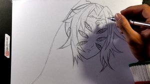 How to Draw Kokushibo - [Kimetsu no Yaiba]
