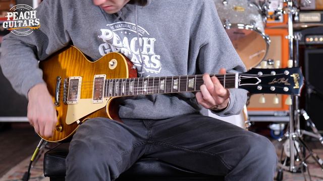 No Talking...Just Tones | Gibson Custom Murphy Lab '59 Les Paul HP Top Green Lemon Fade смотреть онлайн