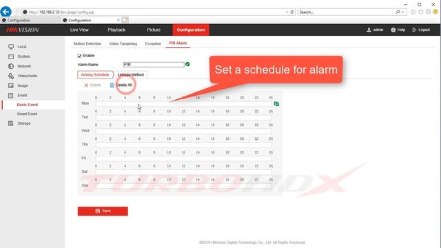 Enable PIR on Hikvision IP Camera DS-2CD2423G0-IW смотреть онлайн