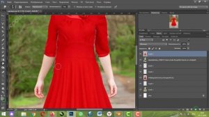 Переодеваем модель в Photoshop