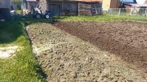 адаптер для мотоблока! вспашка в первый раз!!!)