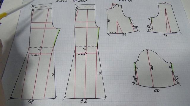 Летний незабываемый КОСТЮМ ? ЮБКА-БРЮКИ с БЛУЗКОЙ цвета ? ХОЧУ на МОРЕ ?  Легкий крой ✂ и пошив ??