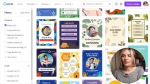 Как записать презентацию с голосом и видео. Canva для учителей.