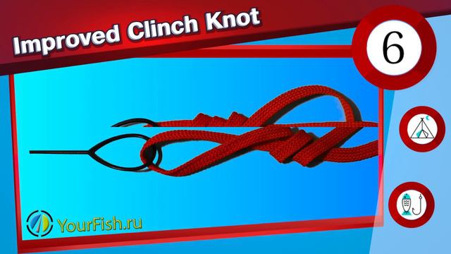 Fishing knot Improved Clinch смотреть онлайн