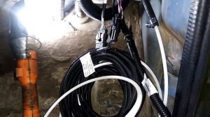 # Установка отопителя. (фена) Самодельный Погрузчик и Экскаватор на базе ГАЗ