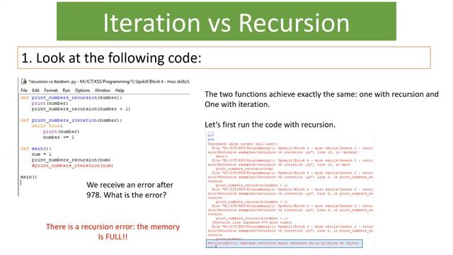 Python Skills: Recursion Lesson 1