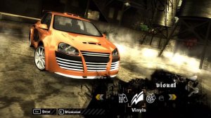NFS Most Wanted 2005 | Volkswagen Golf GTI | Customization and Gameplay | Hard Difficulty
