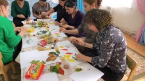 Мастер - класс «ОТТИСК ЛИСТЬЯМИ»