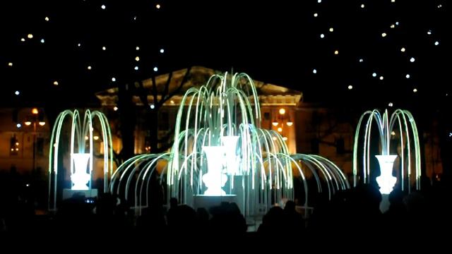 Лазерное шоу на Дворцовой площади 2016 года 31 декабря 7 смотреть онлайн