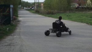 Картинг из гироскутера.