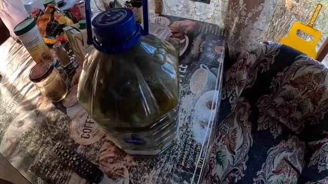 Пробую огурцы которые без кипячения и закаток хранились весь год на даче в кладовке смотреть онлайн