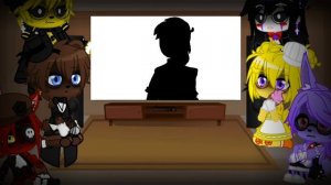 FNAF 1+Puppet Reacts To William Afton Memes|Gacha Club|