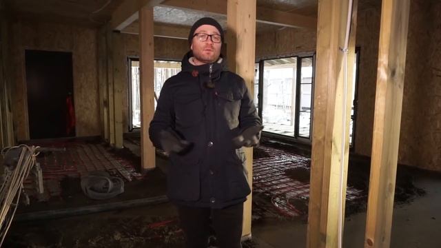 Монтаж полусухой стяжки на теплые жидкостные полы.Инженерное обеспечение СИП дома.Сам себе технадзо