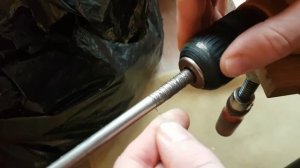 Намотка спирали из нихромовой проволоки