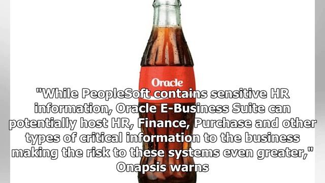 And Oracle E-biz suite makes 3: Package also vulnerable to exploit used by cryptocurrency miner смотреть онлайн