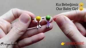 Renkli Boncuklarla Bebek Kolye - Halhal Yapımı Making Baby Necklaces or Anklets with Colorful Beads