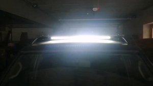 PAJERO PININ УСТАНОВКА СВЕТОДИОДНОЙ LED БАЛКИ 100Ват