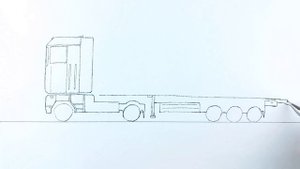 Как Нарисовать Грузовик / Учебник по рисованию / How to Draw a Truck / Drawing Tutorial