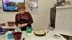 Заливной пирог с грушей