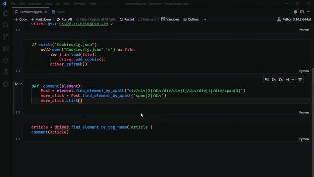 Sentimental Instagram Comment Bot | Selenium Project [Part 4] смотреть онлайн