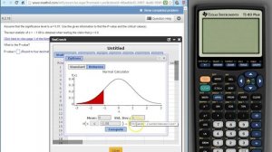 Using stat crunch to find a p-value given a test statistic