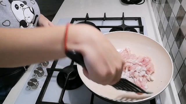 Гречневая лапша с курицей и овощами. Быстро, ВКУСНО и полезно для всей семьи.,/