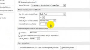 How to Take Many Sheets in Microsoft Excel 2016 by Default | Pashto Tutorial