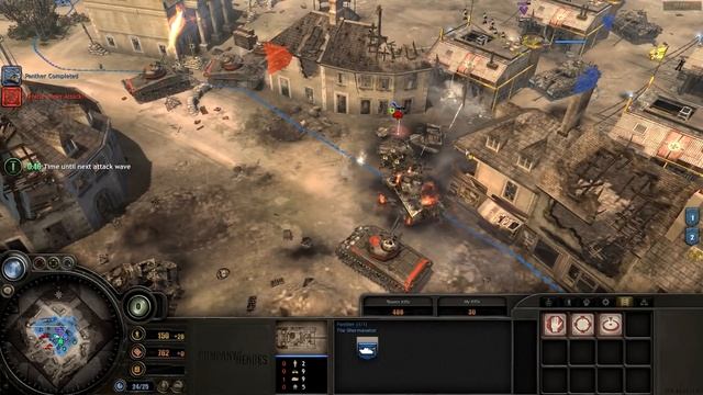4-Man COOP Defense! - Company of Heroes - Operation Stonewall Germany Gameplay смотреть онлайн