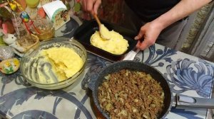 Картофельная запеканка с мясом - вкуснотень.