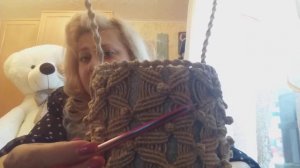 Плетение  Корзинки в технике Макраме  урок   1