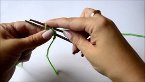 Потрясающий способ  набора петель от клубка