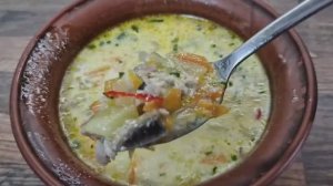 Вкуснейший куриный суп со сливками, который стоит приготовить каждому! Быстро и вкусно!