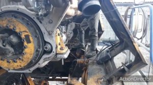 Установка двигателя ЯМЗ-240 на старенький Белаз -7547