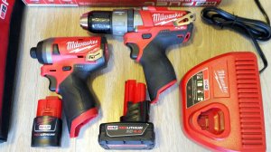 Дрель + Импакт Комплект Milwaukee 2596  ЧАСТЬ-1