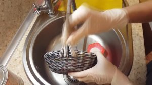 Покрываю лаком корзиночки! Поговорим о лаке!