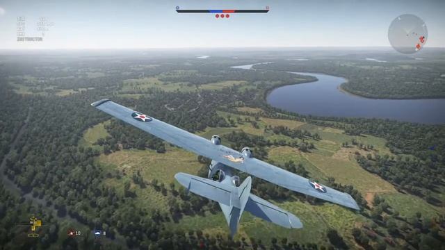 War Thunder - PBY-5 Catalina vs CR.42 смотреть онлайн