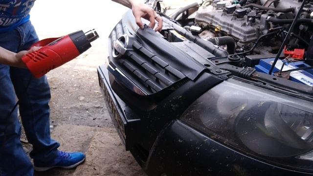 Плёнка на решётку радиатора смотреть онлайн