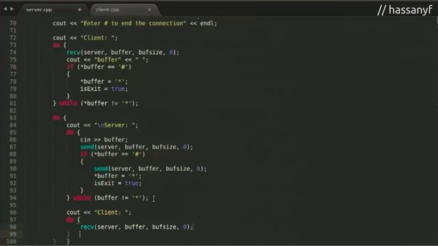 C++ Sockets - Create Simple Server And Client Chat (Linux)