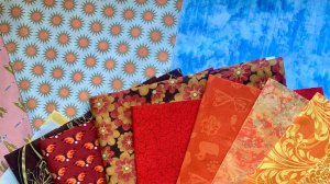 Набор тканей на круговое барджелло "Солнечный"