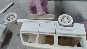 Land rover defender. Изготовление модели авто из дерева, масштаб 1:16