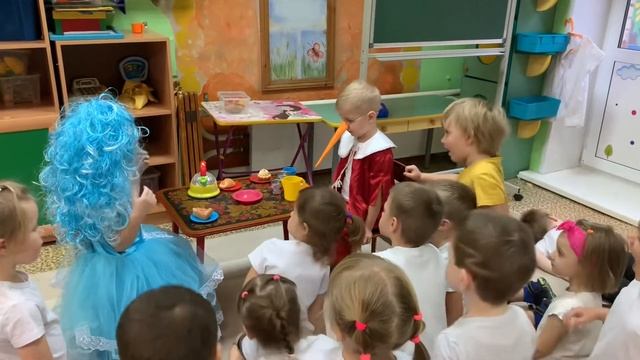 Познание « Мальвина учит считать Буратино» средняя группа «Сказка» смотреть онлайн