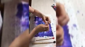 Как нарисовать космос. Видео для дошкольников. Мария Зотова